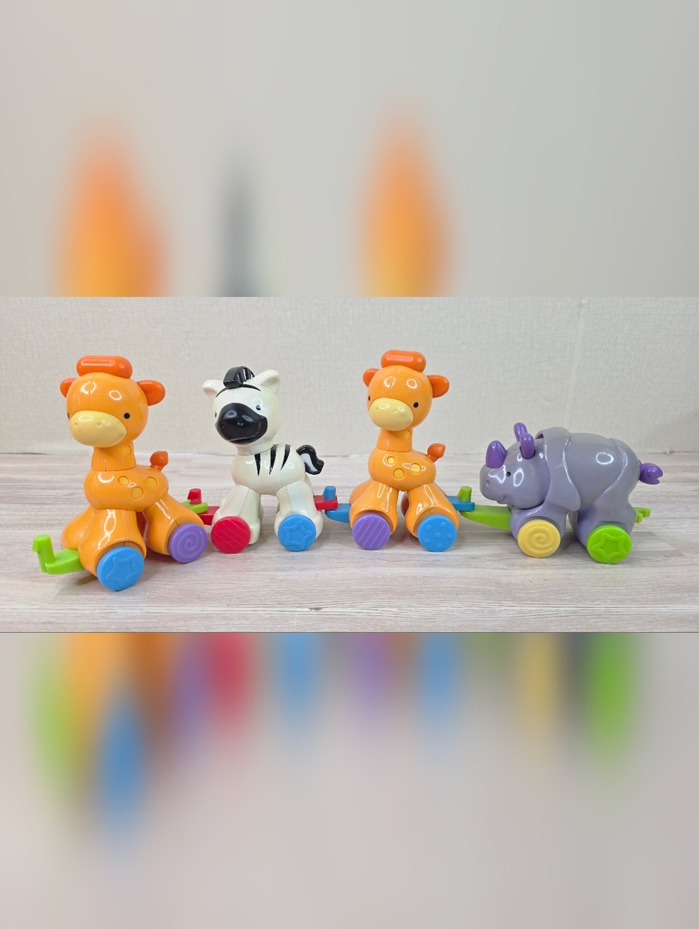 Vintage Fisher Price Amazing Animals Train